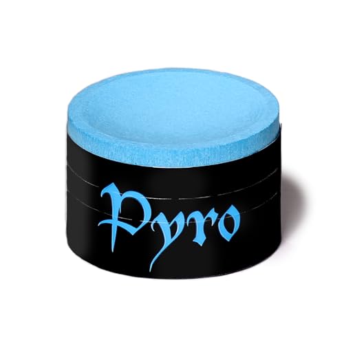 Taom Pyro craie de billard bleu structure haute adhérence avec support inclus - 4