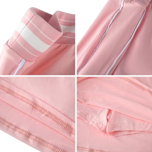 Image of Jigfar Women Cute Golf Tennis Club Skirt Dress Activewear Mini Summer Workout Running Athletic Skorts