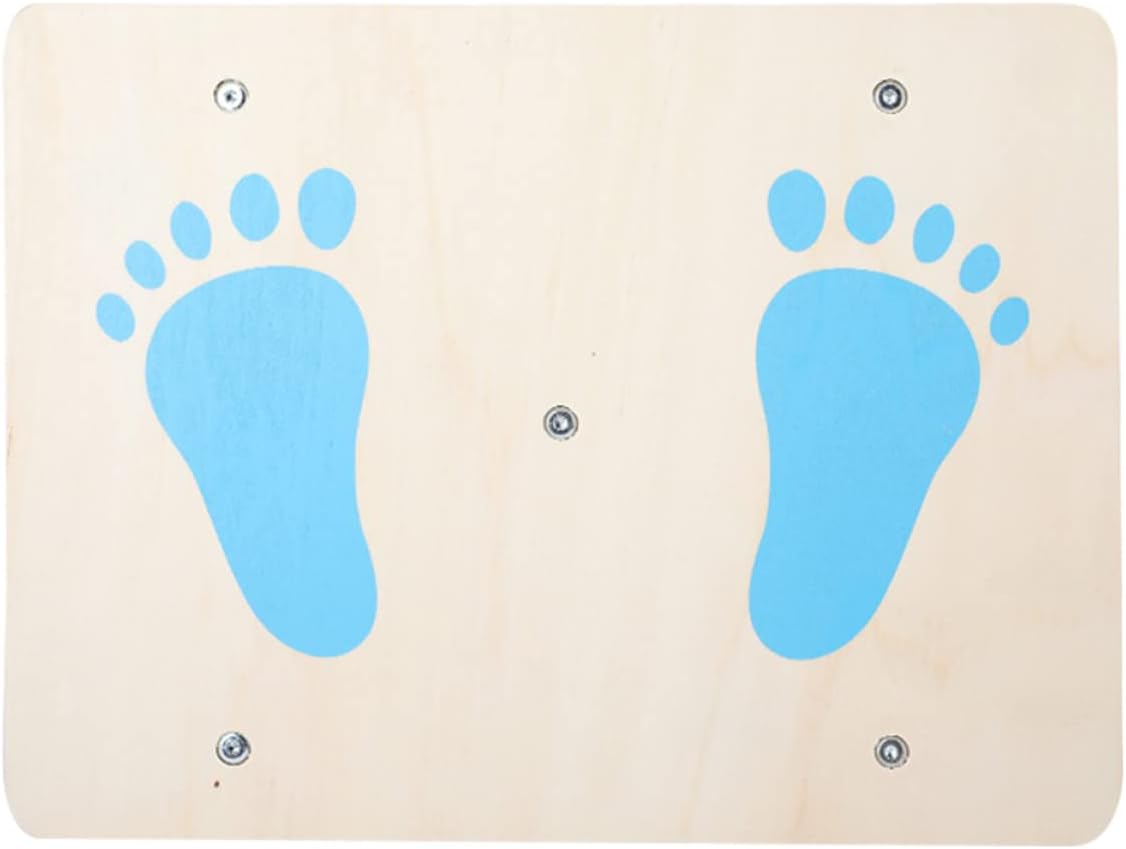 1pc Wooden Balance Training Plate for Boys and Girls Thick Solid Wood Slip Design for Enhanced Agility and Core Stability for Outdoor Sports and Exercise