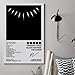 SANVT Kendrick Poster Lamar Black Poster Panther The Album Music Album Cover Posters for Room Aesthetic Canvas Wall Art for Teens Room Decor 12x18inch(30x45cm), Unframe-style