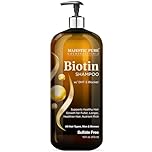 Majestic Pure Biotin Shampoo - Volumizing Shampoo for Hair Loss - with DHT-3 Blocker - Hydrating & Nourishing - Sulfate Free, for Men & Women - Thin Hair Shampoo - 16 fl oz