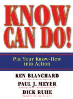Know Can Do 1609946774 Book Cover
