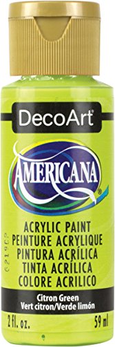 DecoArt Americana Acrylic Multi-Purpose Paint, Citron Green