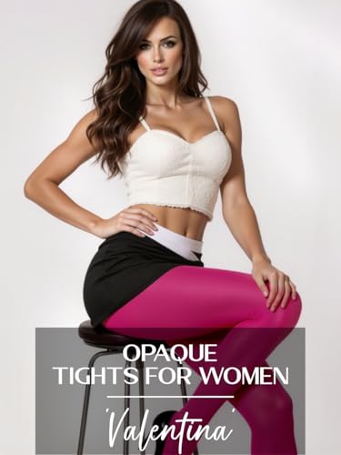Image of Mila Marutti Opaque Tights for Women | Soft Stockings Pantyhoseier | - Made in EU