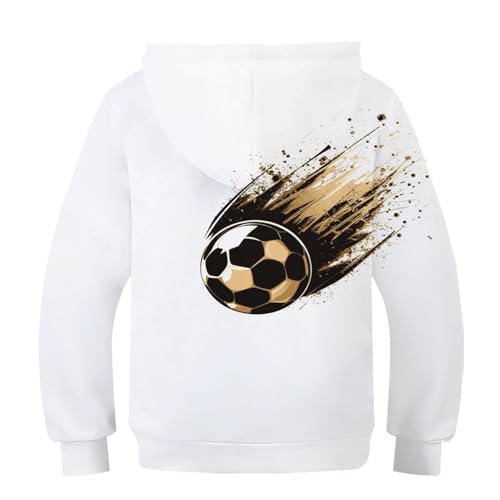 Pull à capuche football enfant pour rester au chaud avec style