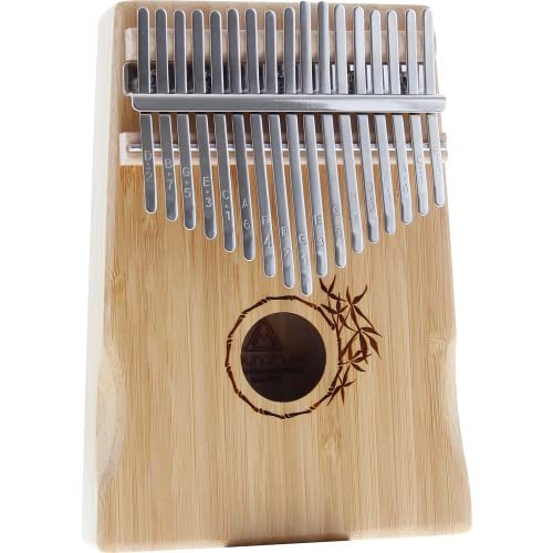 AMD Selected B17 Bamboo Kalimba de 17 tonos, incluye accesorios