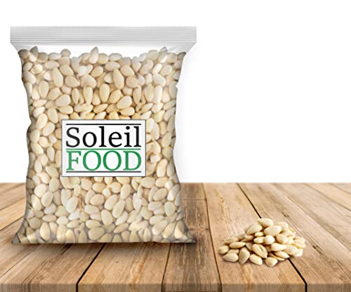 SoleilFOOD Mandeln blanchiert ganz Mandel ungeschält kalifornische Mandelkerne ohne Haut Cover
