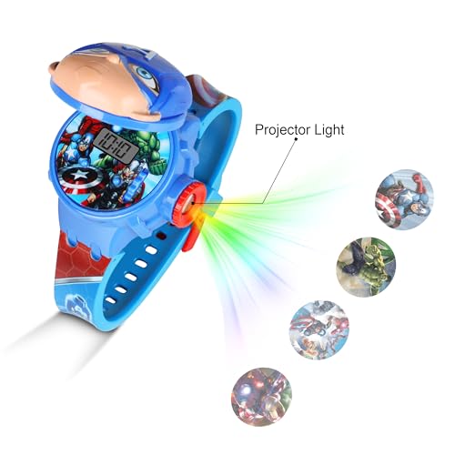 Image of Matrix Kids Edition Super Hero 3D Heads Up with 6 Image Projection Digital Watch for Kids