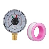 [Pour plusieurs modèles de filtres] Manomètre ECX271261 conçu pour différents modèles de filtres de piscine, y compris les filtres à cartouche et plusieurs types de filtres à sable, pour un tracas - pour remplacer votre système existant.