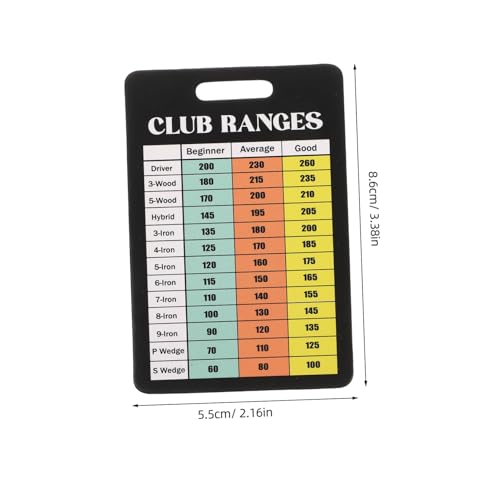 10 tarjetas de puntuación para golf reutilizables miniatura 2