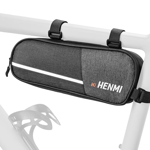 HENMI Fahrradtasche Rahmen, Rahmentasche Fahrrad Klein mit Reflektierend,...