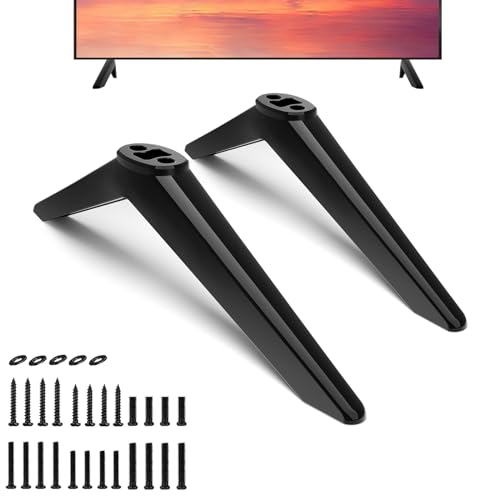 TV Legs for Sharp TV Stand Base for Sharp LC-40Q3070U LC-43LB481U LC-50Q7030U LC-60Q7370U LC-65P6000U Not Universal TV Legs Replacement with Screws Only for The Model We Listed