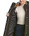 Cole Haan Women's Taffeta Down Coat with Faux Fur Collar, Black, Medium