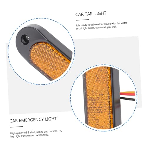Feu arrière et clignotant LED jaune 10-30V pour véhicule utilitaire