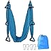 TDRTECH Aerial Yoga Swing, Hanging Yoga Trapeze/Hammock/Sling - Antigravity Inversion Swing for Beginners & Kids (Blue)