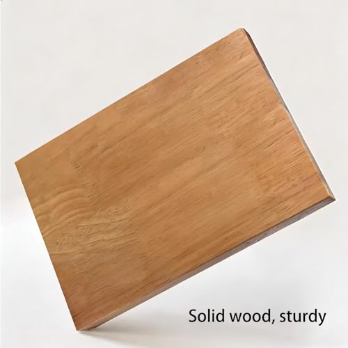 Table de nuit en rotin et bois massif de 45cm avec tiroirs - 4