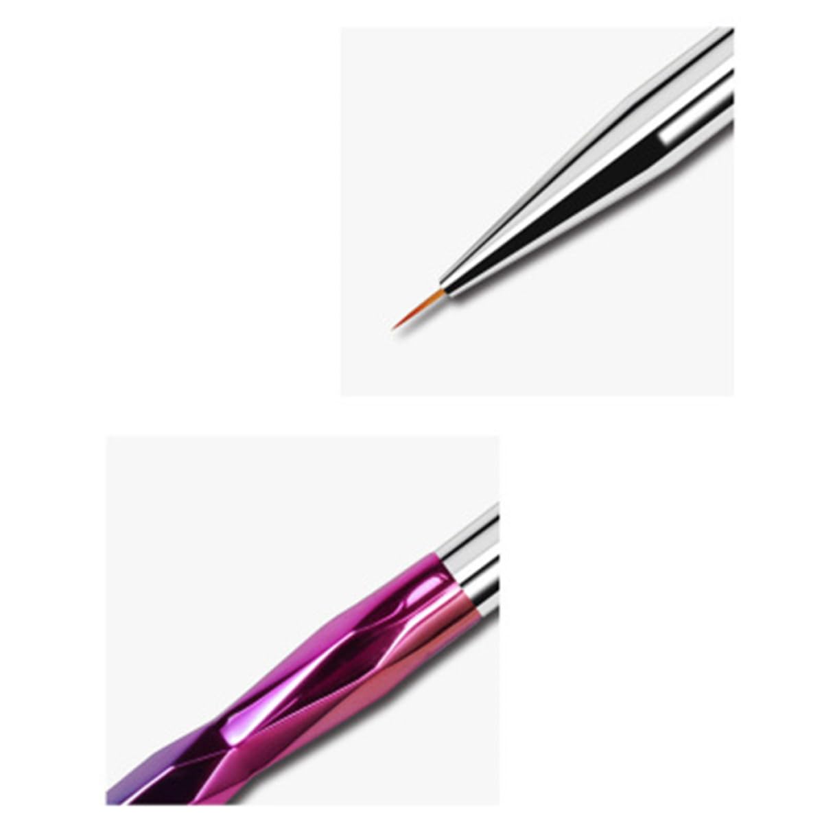 10pcs Nail Art Pen Kit with Rhombus Plastic Rods for Nail Painting and Carving Creative Manicure Brush Set for Professional and Home Use for Women
