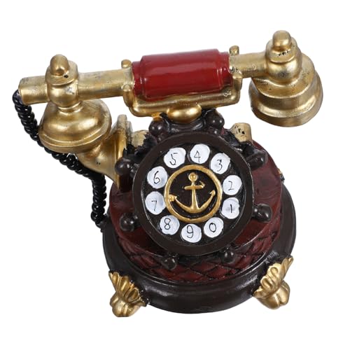 Téléphone vintage ornement en résine, le cadeau idéal pour décor classique