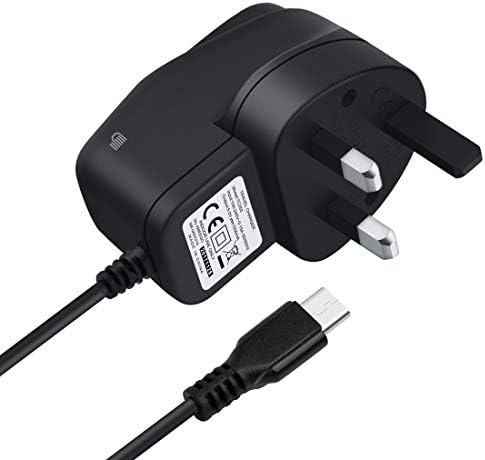 ameego 5V 1A Micro USB Mains Charger for AMAZON KINDLE FIRE HD 7 8.9, Paperwhite HDX, PS4 XBOX1 & Samsung Nokia HTC. Sony Google external battery and more USB device with Micro USB charging port