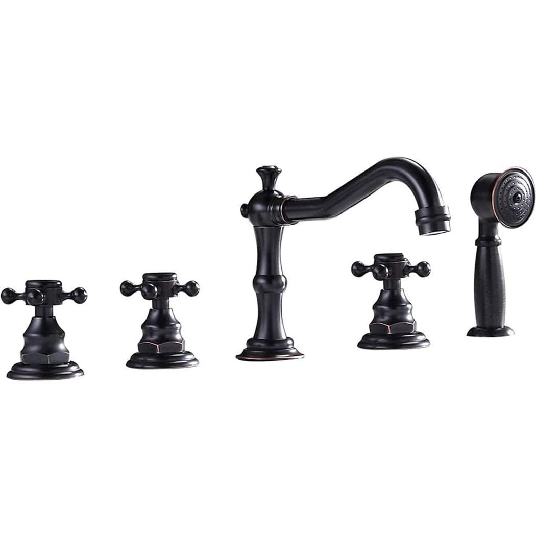 Robinet de baignoire romaine vintage réglable pour remplacer un mitigeur