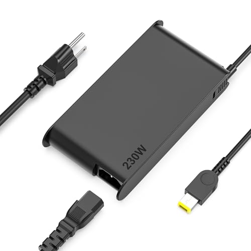 230W AC Adapter for L-enovo Legion 5 Charger, Compatible L-enovo with Legion 7 5P C7 S7 Y720 Y730 Y540 Y530 Y520 Y900 Y910 Y920 Laptop Power Supply(230W AC Charger Compatible with Lenovo)