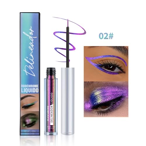 Delineador líquido con cambio de color violeta a azul miniatura 2