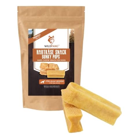 Wildfang® Chew Stick made of hard cheese for your four-legged friend I Dog toy Cheese Chew Bone - Chew Toy - Dental Care & Masticatory Muscle Training Cover