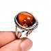 Hassonite Garnet Gemstone Red Stone 925 Sterling Silver Handmade Statement Promise Ring Gift Jewelry for Women (10)
