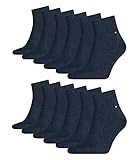 Durchläufer(NOS) TOMMY HILFIGER Herren Flag Casual Business Quarter Socken 12er Pack jeans 356 - 43/46