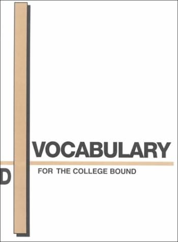 Vocabulary for the College Bound: Book-D Paperback – September 1, 1999
