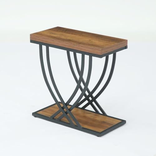 Tribesigns サイドテーブル ベッド横テーブル ソファテーブル ナートテーブル 幅60×奥行30×高さ60cm