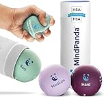 Mind & Body Stress Balls for Adults - Multi-Density Squeeze Balls for Hand Therapy & Grip Strengthening - Stress & Anxiety Relief - Soft to Triple Density Options
