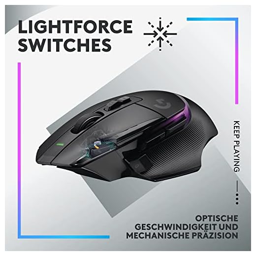 Logitech G502 X PLUS Gaming Maus