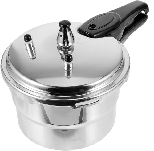 4.5L Pressure Canner Multi-Use Pressure Pot Gas Stove Pressure Pot Stovetop Pressure Cooker with Release Valve Aluminum Canning Cooker Pot Stove Top Instant Fast Cooking