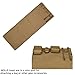 Tactical Shooting Non Padded Mat,Durable Roll Up Shooting Non-Slip Mat and Shooting Rest Bags Hunting Accessories,Hunting Mats for Shooters (Coyote)