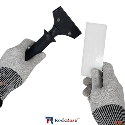 Image of RockRose 8.8'' Reinforced Plastic Handle Tool: Ideal for Tint Films & Vinyl Wrap - Durable Ergonomic Multi-Purpose Non-Slip Grip for Safety Essential Addition to Your Toolbox 2PK