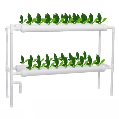 Quxxuol 水耕栽培キット 室内水耕栽培 中型水耕栽セット 野菜栽培セット すいこう栽培 36穴 イチゴ 栽培キット プランター 簡単なインストール 多用途 野菜の植え付け 家庭菜園 グッズ (ホワイト)