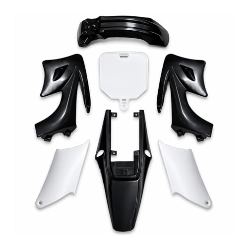 TianDiPRO Plastic Fairing Kit for Apollo Orion110cc 125cc Pit Dirt Bike Body Fender Set Fits Apollo Orion Style 4-Stroke Horizontal Engine Bikes Only (Black)