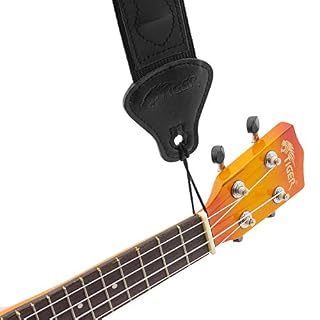 TIGER UAC4-BK Sangle de Ukulele pour Ukes Soprano, Concert, Tenor et Baritone avec porte plectre – Noir - Les Beatles, Paul McCartney, John Lennon, RIngo Starr, George Harrison TIGER UAC4-BK Sangle de Ukulele pour Ukes Soprano, Concert, Tenor et Baritone avec porte plectre - Noir – Image 5