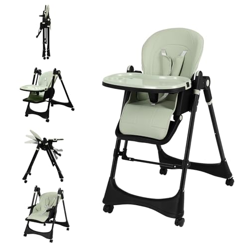 6-in-1 Convertible High Chair with Rocker | Baby High Chair for Newborn to Toddler (0-3 Years) |...
