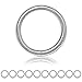 Produktbild Ganzoo O - Ring Stahl, 10 Stück, 40mm außen, geschweißt Nicht-rostend, für Paracord 550