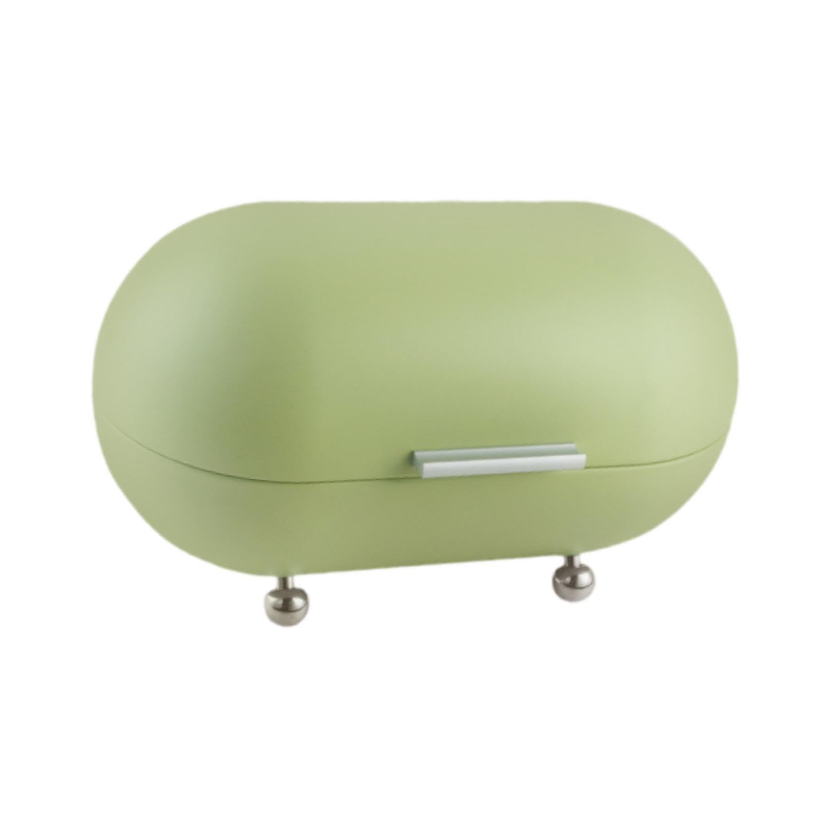 TUXCAXI Countertop Pastry Kitchen Storage Organization Elegant Bread Storage Bin For Organization Which Is Very Practical. Kitchen Metal Bread Box Container , green
