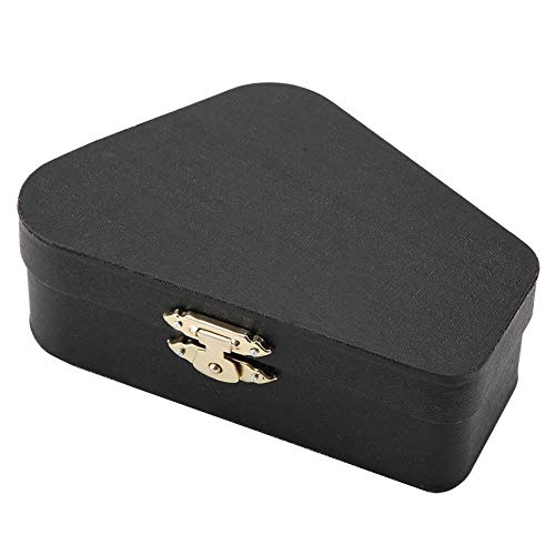 Wooden Mini Harp Replica Model with Delicate Box Musical Instrument Miniature Decoration for Home Coffee Ornament