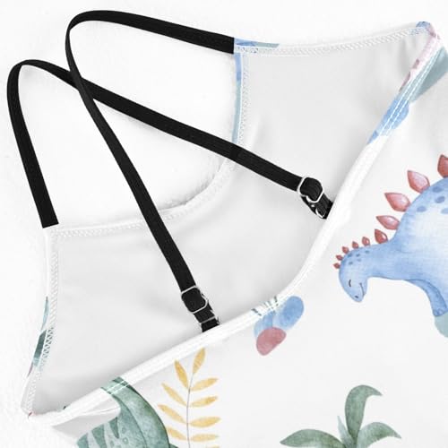 Image of Girls One Pieces Swimsuit Cute Beach Swimwear with Adjustable Strap 3-10 Years