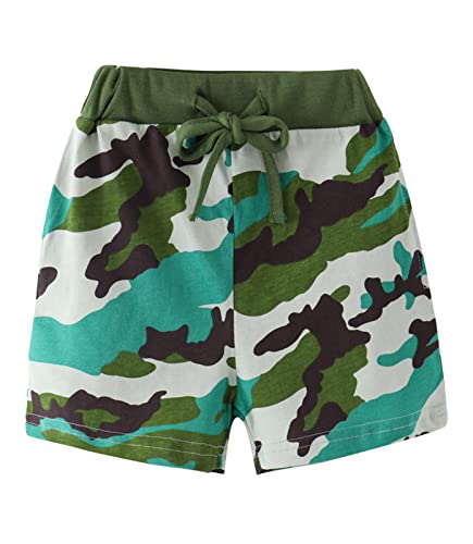 Loktarc Toddler Boys Knit Shorts Pack Of 3, Baby Summer Cotton Shorts Active Jogger Shorts Patterned 8, 3-4 Years #TOP2