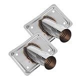TOPBATHY 2stücke Metallstangenadapter für Holzstangen Gewindeend-ersatzset Metallgriffspitzen Ersatzset für Stangen Gewindespitzen-ersatz mit Ausziehbarem Griff Passend für Stiele