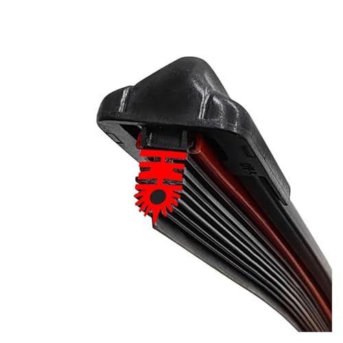 Limpiaparabrisas de coche universal con cuchilla de goma delantera y enganche en forma de U