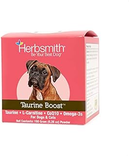 Herbsmith Taurine Boost - Cardiac and Heart Support for Dogs and Cats