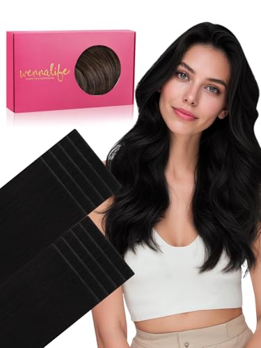 Image of WENNALIFE Invisi Edge 8cm Tape in Hair Extensions Human Hair