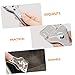 STOBAZA 6-Piece Glass Cleaning Scraper Set Scratch-Free Ceramic Hob Scraper with Blades for Glass and Induction Cooktops Easy to Use for Home and Kitchen Cleaning